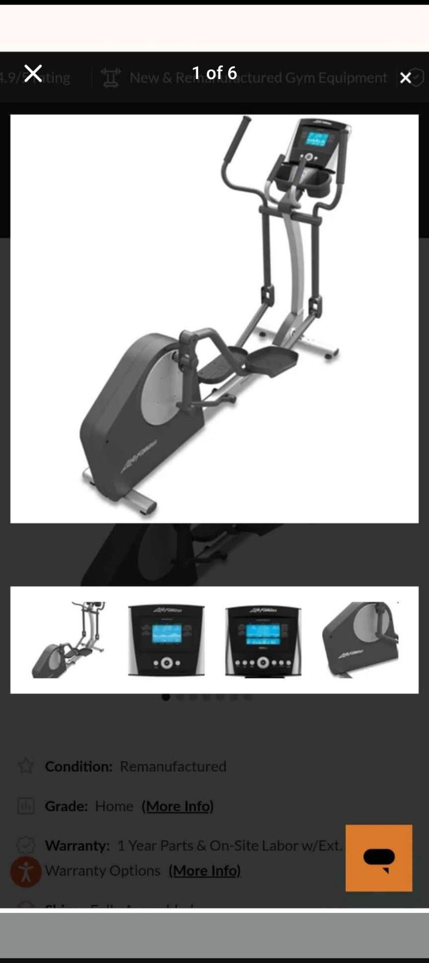Life Fitness Elliptical