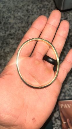 Gold-Tone Bangle Bracelet