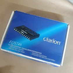 Clarion EQ EQS755 Car Audio 7-band Graphic Equalizer With 3.5mm RCA Aux-in