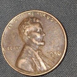 Centavo De Trigo Del Año 1956