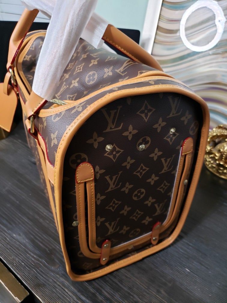 Pet Dog , Cat Animal, Brown Carrier