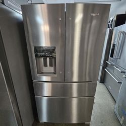 Whirlpool 4 Door Stainless Steel Refrigerator 