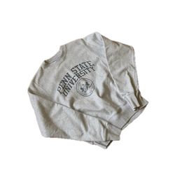 Champion Vintage Reverse Weave Penn State University Size XS Gray Sweatshirt