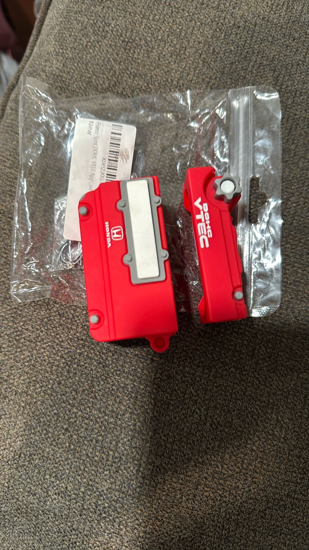 Red Honda Themed Silicone Case For Ear Buds