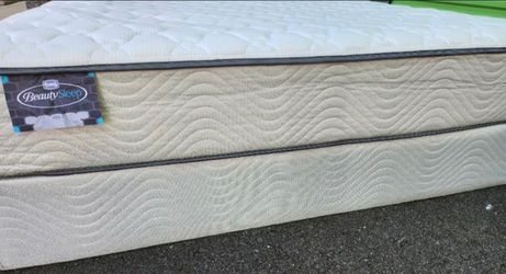 Full Size Mattress Set Box Spring And Bed Frame Optional
