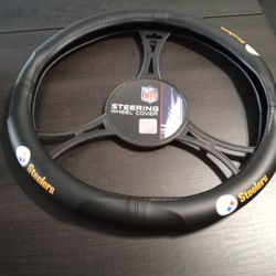 Pittsburgh Steelers Steering Wheel Cover 