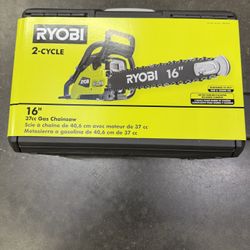 Gas Chainsaw New Ryobi 16 Inch 