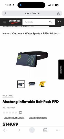 Mustang life jacket for sale