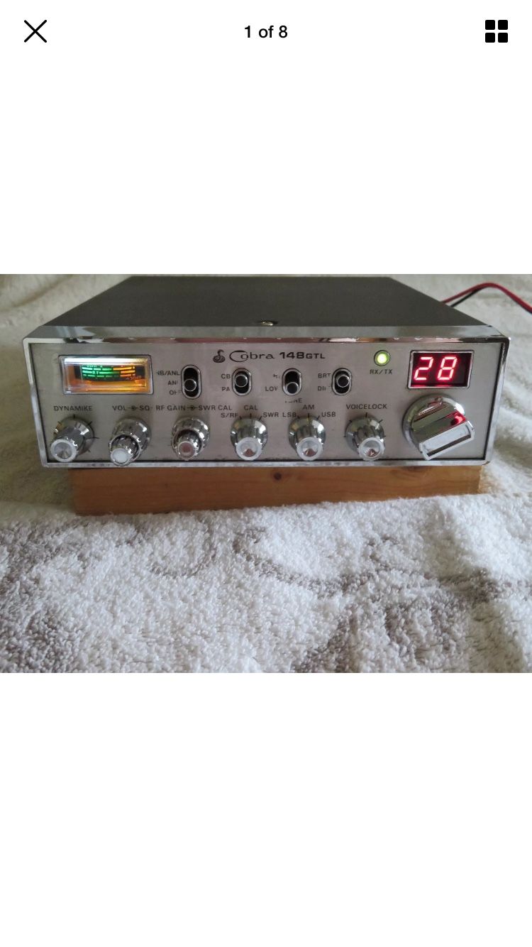 CB radio with amplifier