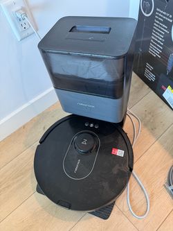 Roborock Q5 Max+ Robot Vacuum + Self-Empty Dock — Working