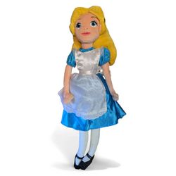 Alice In Wonderland 19 Inch Plush Doll, New 