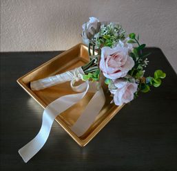 Faux Floral Bridal Bouquet