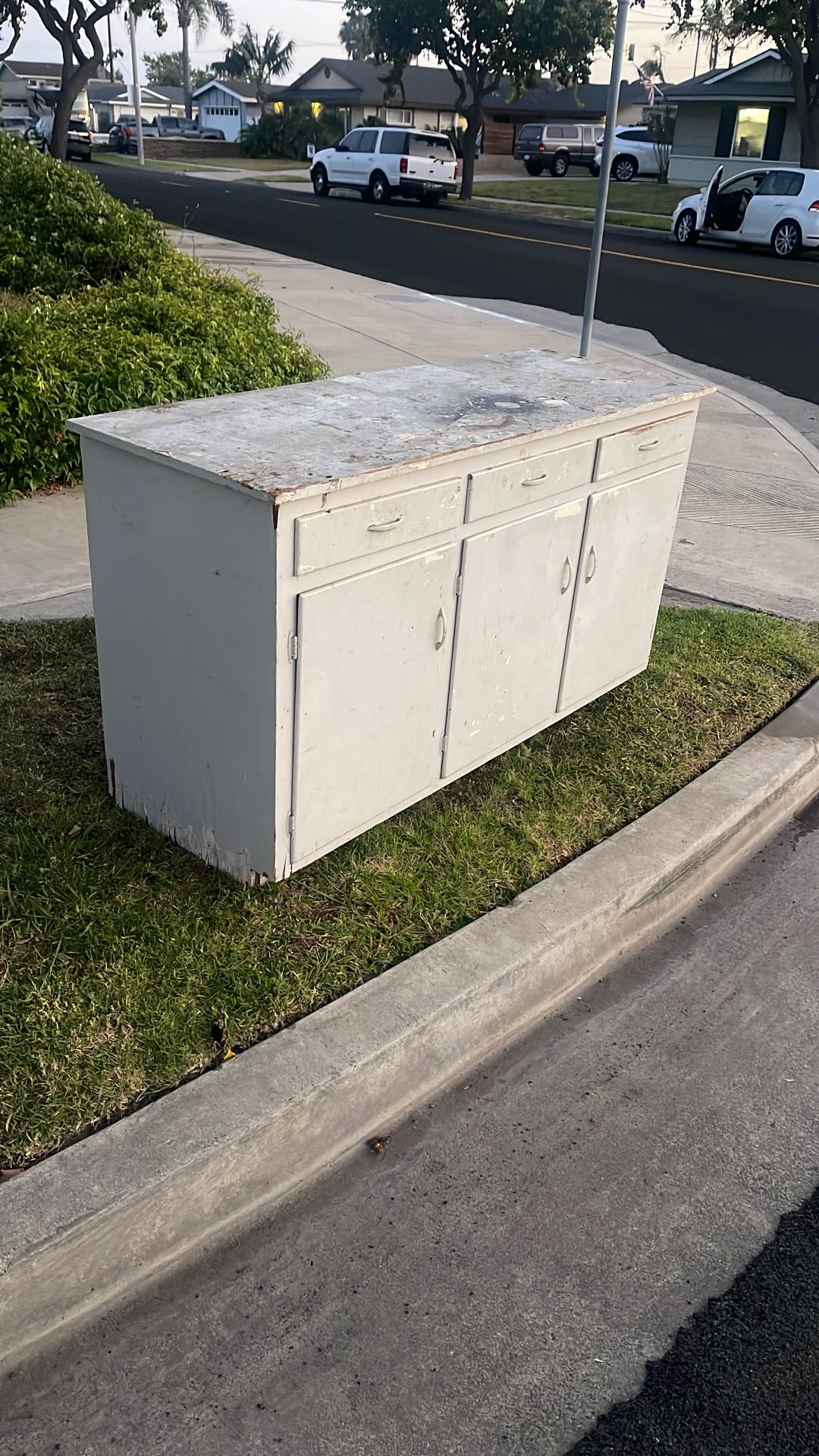 Free Free Garage cabinet three door and three drawer come and get it