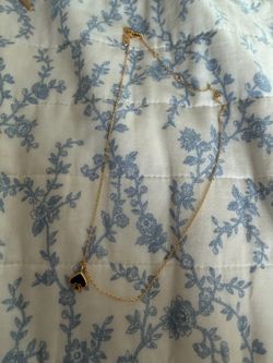 Kate Spade Spade Pendant Gold Chain Necklace