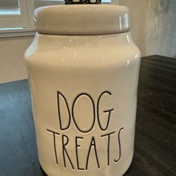Rae Dunn Dog Treat Container