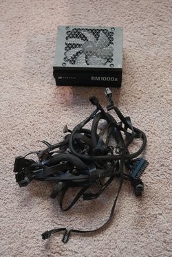 Corsair RM1000x Power Supply with Cables