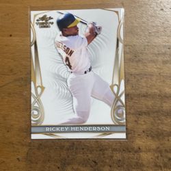 2023 LEAF TRINITY RICKEY HENDERSON CARD