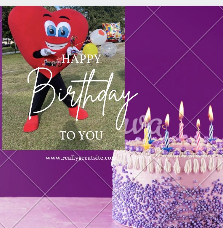 DELIVER YOUR MESSAGE WITH LUCKY THE BIG RED HEART ππΊππππ