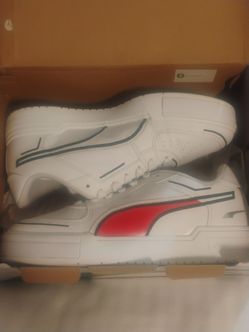 Puma CA pro White with Red stripe