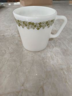 Pyrex White Milk Glass Mug