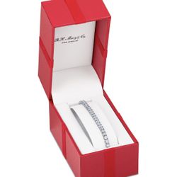 Sterling Silver Diamond Tennis Bracelet 