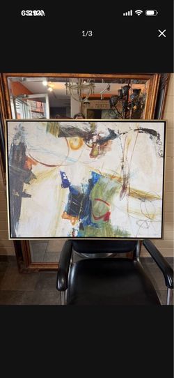 Print on canvas, modern contemporary style 35 x 29