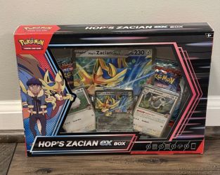 Pokémon TCG Hop's Zacian EX Box Factory Sealed