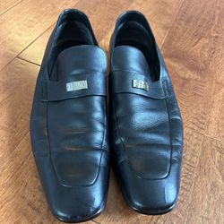 Florence Black Leather Gucci Shoes
