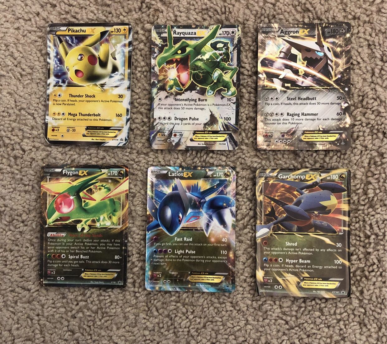 Pokemon Gxs And Ex’s And Normal Cards
