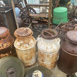 Antique Milk Cans 