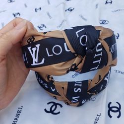 HANDMADE LUXURY LOGO HEADBAND