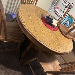 Wood Kitchen Table 