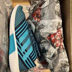 WORLD CUP ADIDAS Soccer Cleats Futbol Boots Shoes / Nemeziz Tango 17 + ULTRA BOOST / Lionel Messi Legend Ink Real Madrid / Mens 12 / Like New w/ Box!!