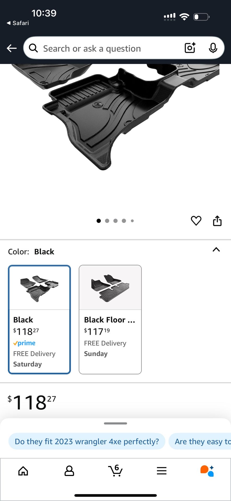 Jeep Wrangler Floor Mats