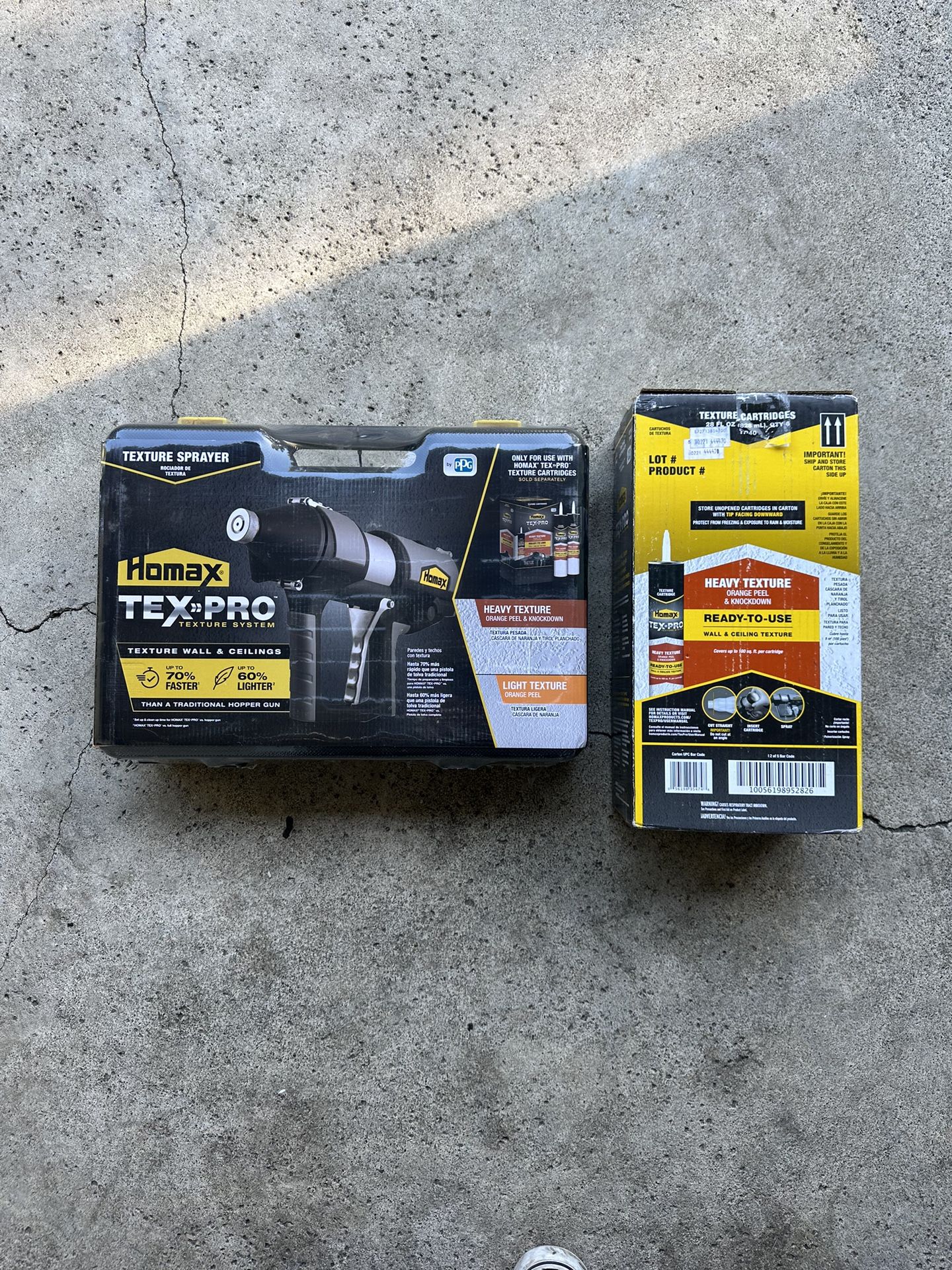 Homax TexPro Texture System Sprayer with Durable Carry Case with texture pack