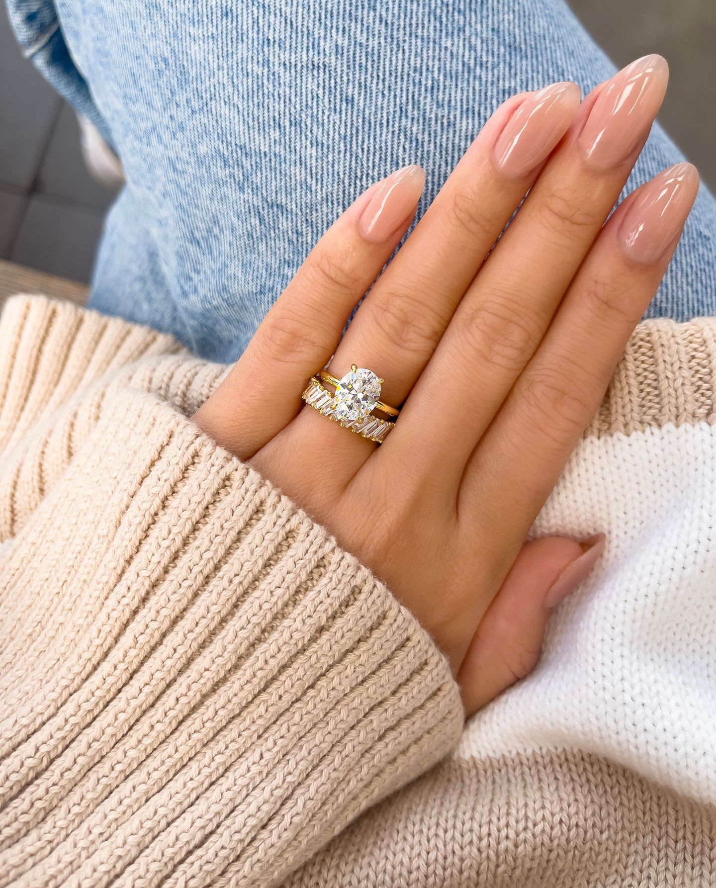 Gold Oval Cut Ring | 2ct | Sizes 5-10 | Wedding, Engagement, Everyday Glam 💍✨