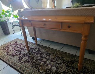 Real Oak Wood Entry table