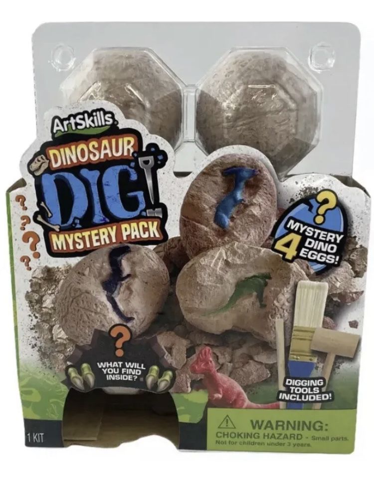 Dinosaur Excavation Kit • 4 Eggs 