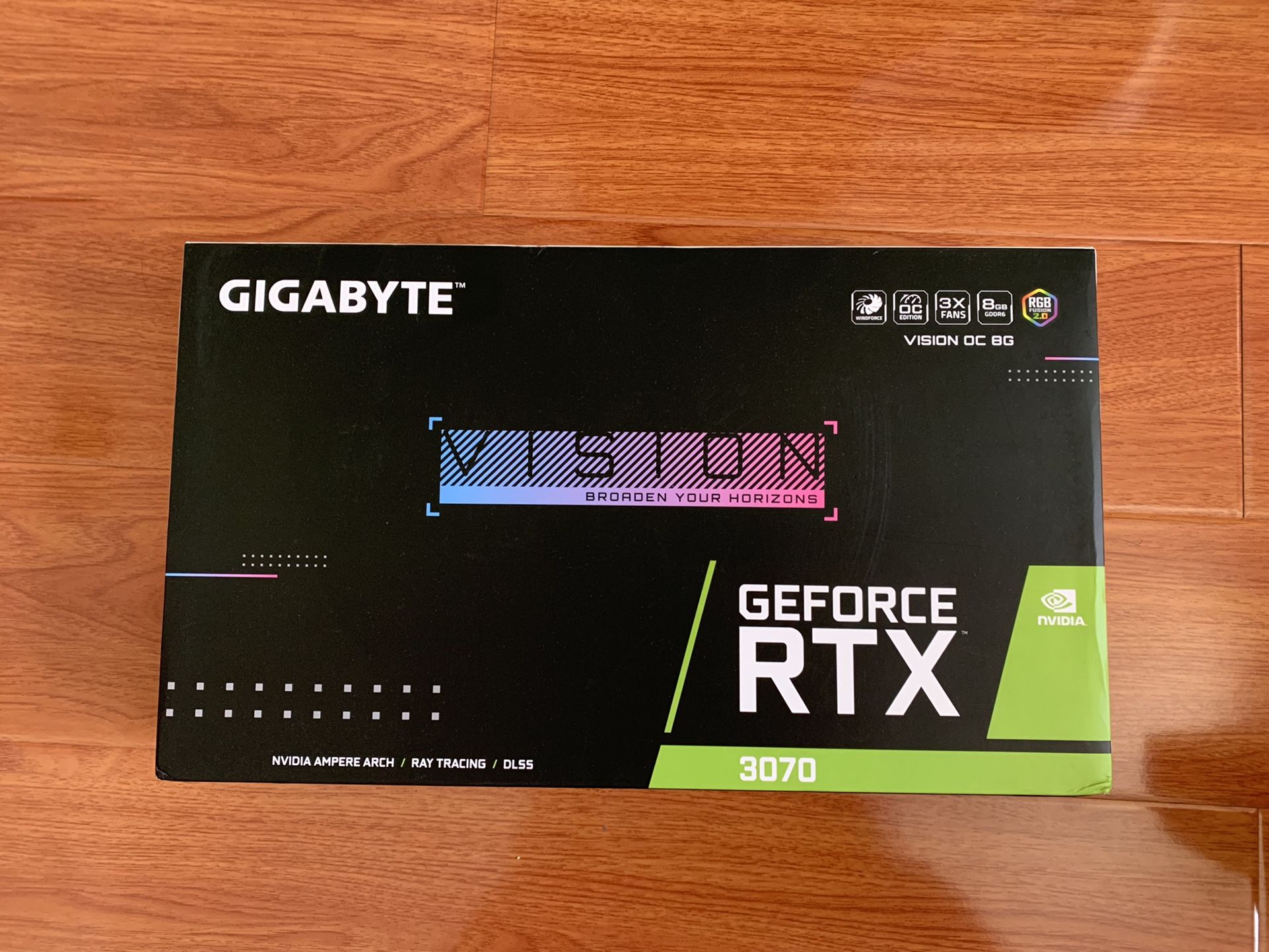 GIGABYTE NVIDIA GeForce RTX 3070 Ti VISION OC 8GB GDDR6X PCI