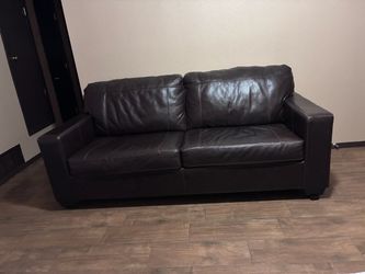 Ashley Sofa & Matching Chair Set - Dark Brown - Excellent Condition - $650 OBO