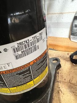 Copeland compressor 208/230volts 3 phase