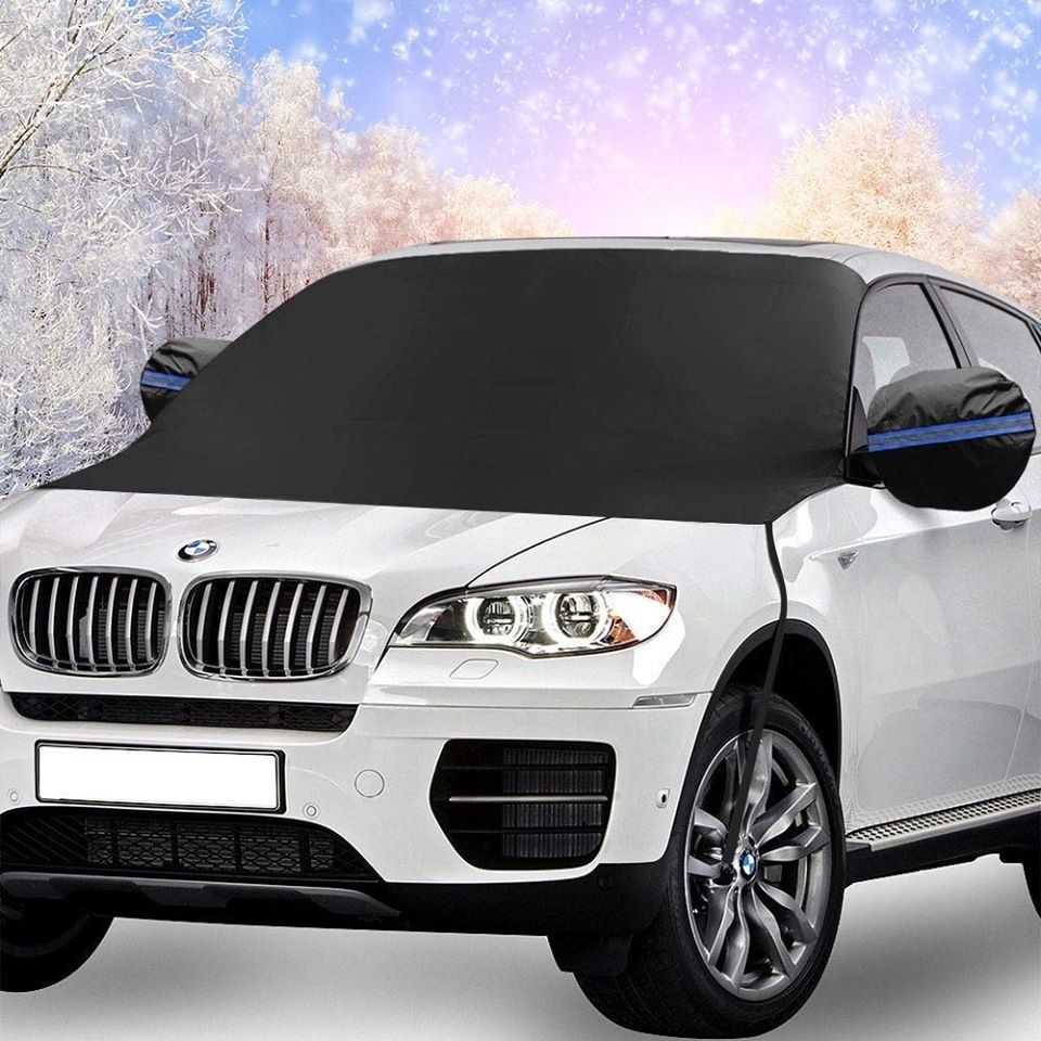 Windshield Snow Cover, Extra Large with Side Mirror Covers for Any Car Truck SUV Van