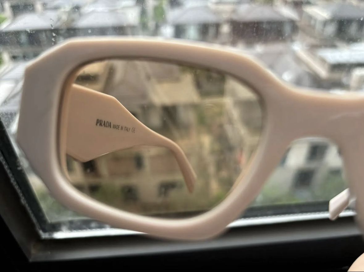 White Prada Unisex Sunglasses