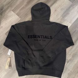 š¤ NEW ESSENTIALS HOODIE - BLACK (SIZE XXS) š¤