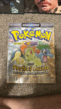 Official perfect guide & exclusive 90-page Pokédex