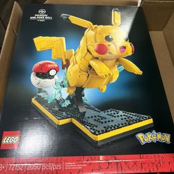 Pikachu Pokemon Lego Set