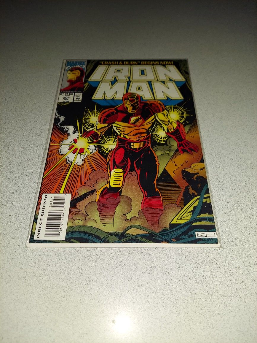 1993 IRON MAN #301 COMIC BAGGED AND BOARDED