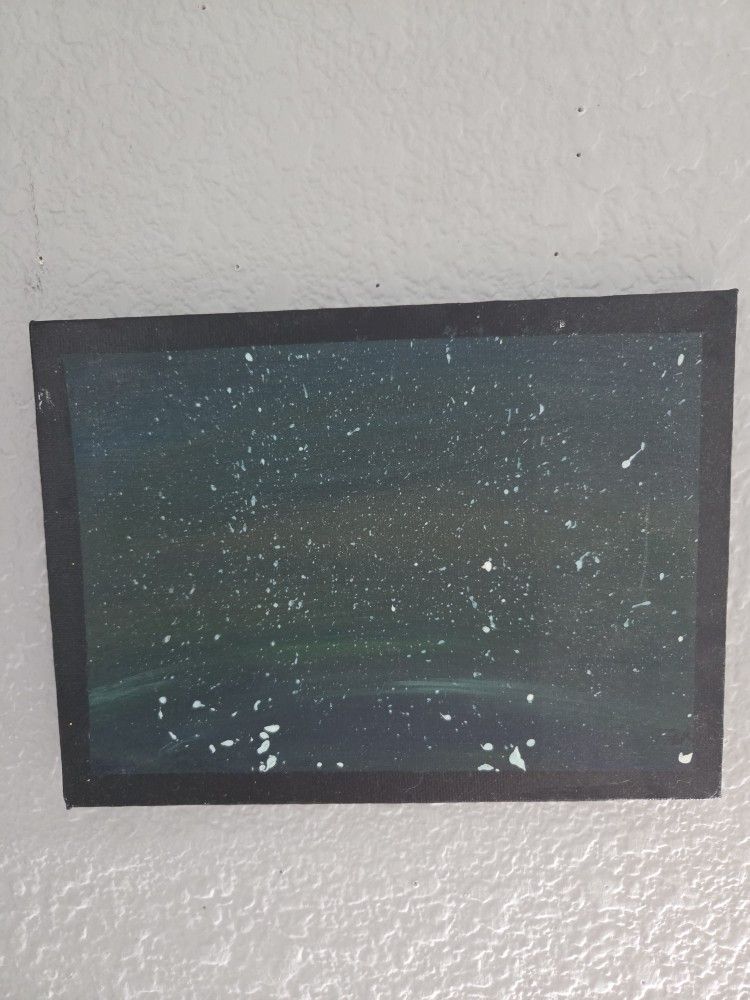 Abstract Galaxy ,Medium small, And Hand painted