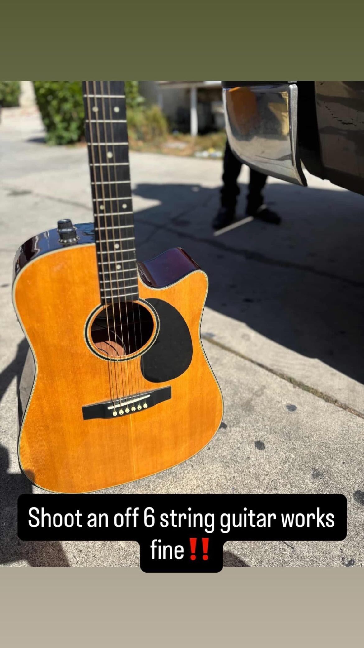 6 String Guitar Comes With Case Cover Shoot An Offer REASONABLE PRICE