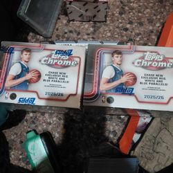 2 Topps Chrome Bball Blasters